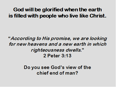 God Will Be Glorified