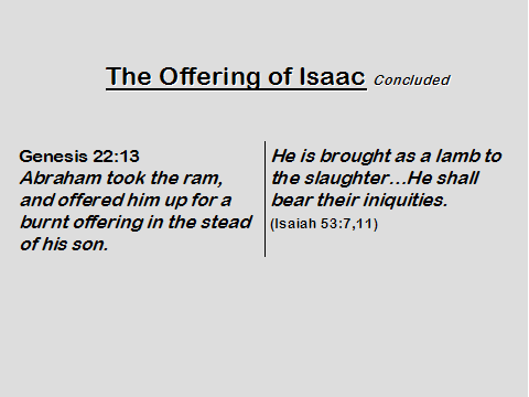 The Offering of Isaac 6
