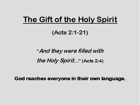 The Gift of the Holy Spirit