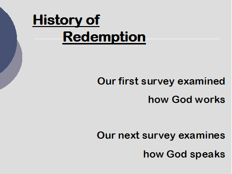 History of Redemption