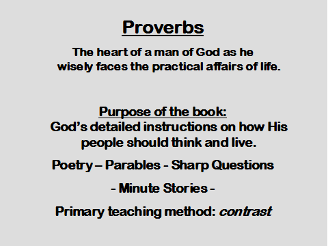 Proverbs